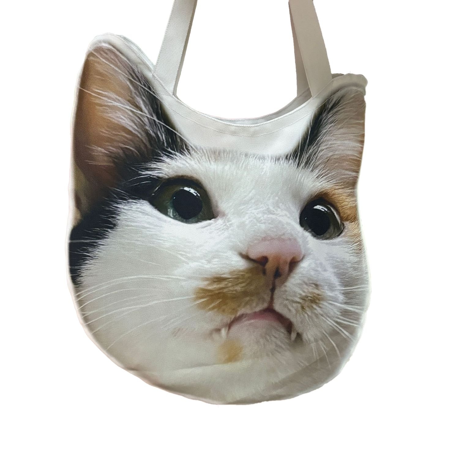 Customized Irregular Cat Tote Bag