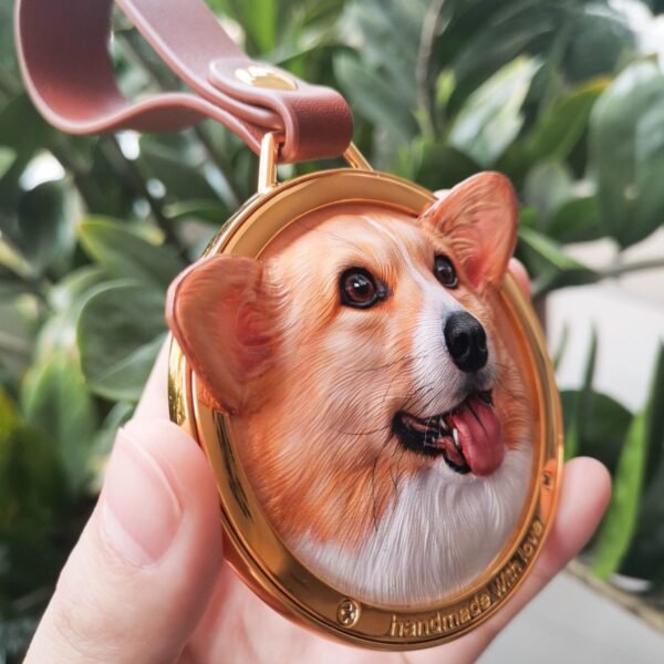 Metal Frame Pet Leather Carving - Image 2