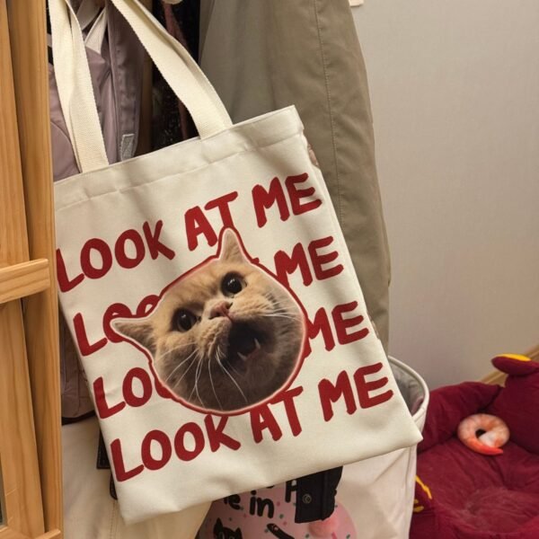 Custom Pet Canvas Tote Bag - Image 4