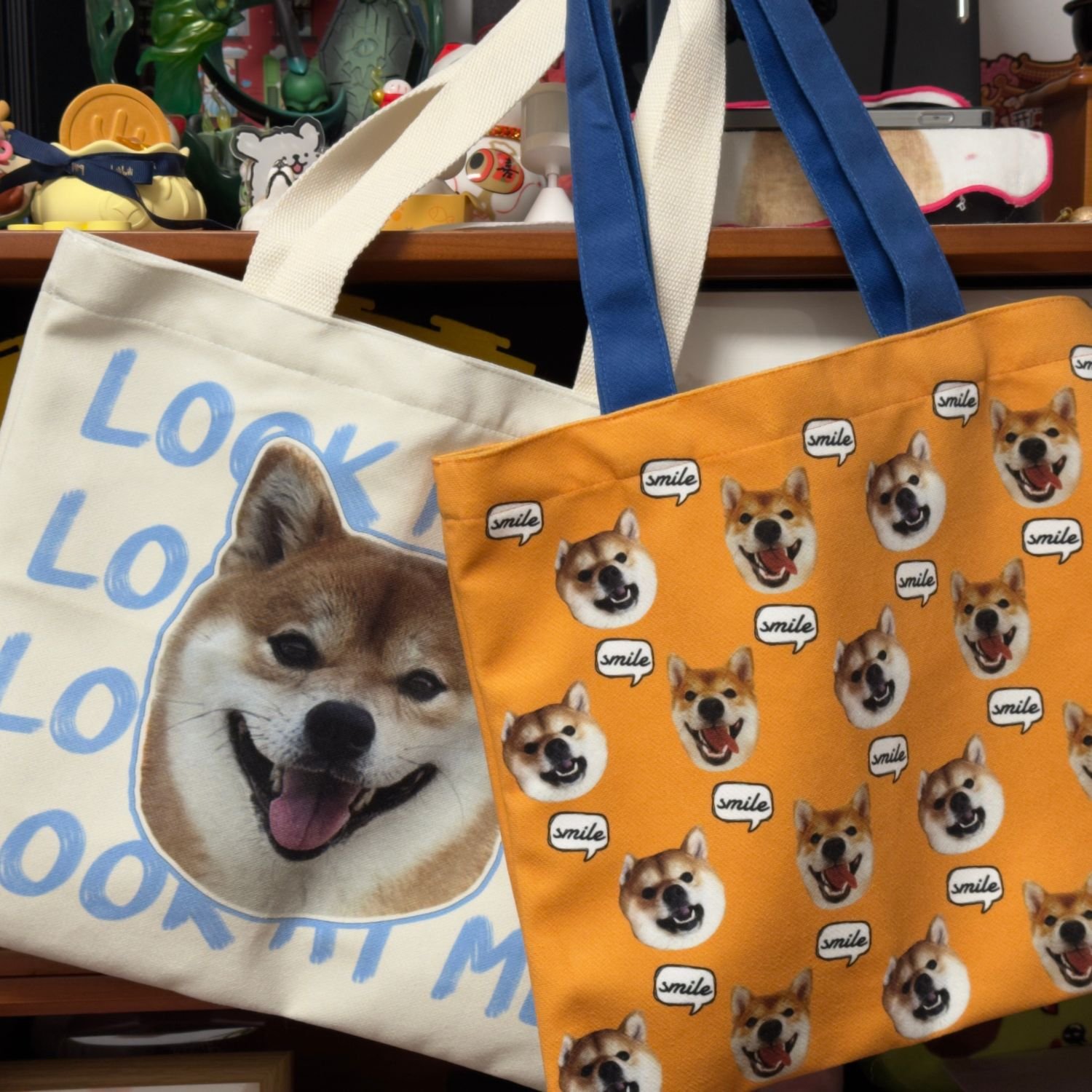 Custom Pet Canvas Tote Bag